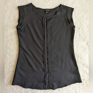 Silky cap sleeve blouse